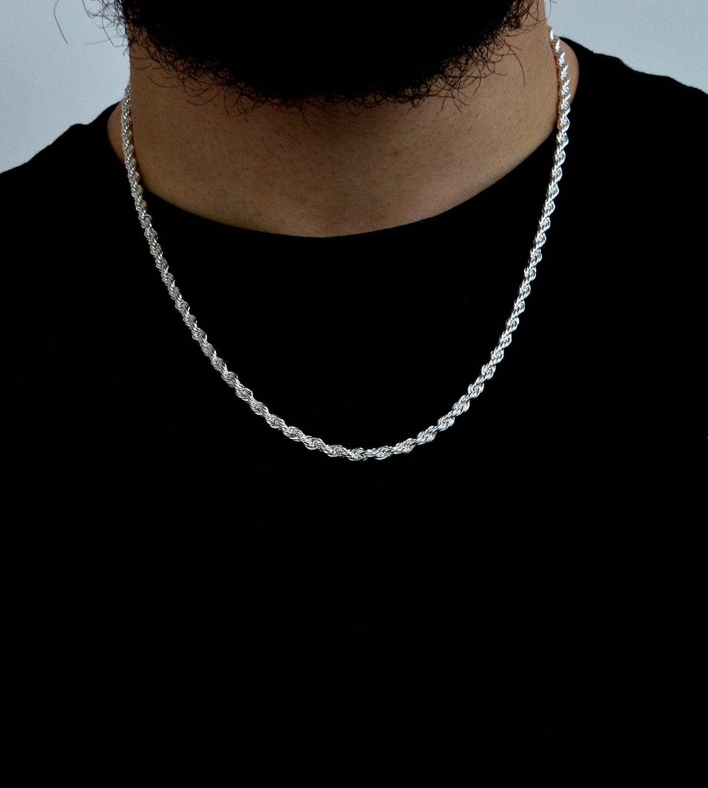 Silver Chain Not Rope 925 Sterling Silver Rope Chain – Araien